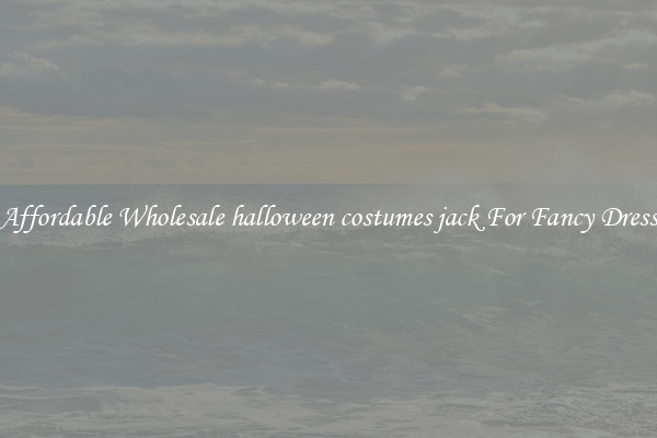 Affordable Wholesale halloween costumes jack For Fancy Dress
