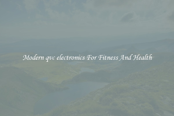 Modern qvc electronics For Fitness And Health
