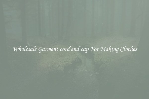 Wholesale Garment cord end cap For Making Clothes